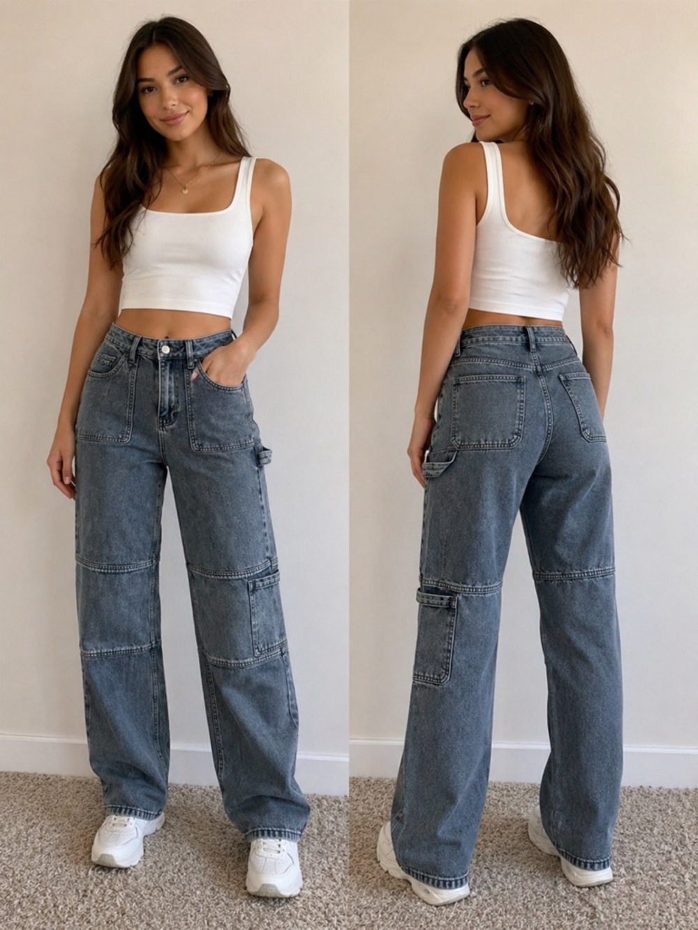 women's jeans with side pockets